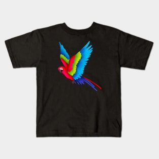 Colorful Parrot Kids T-Shirt